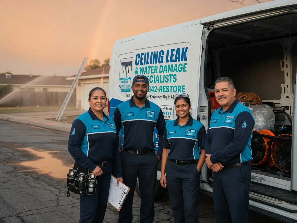 Ceiling Leak Cleanup company in Richards, TX